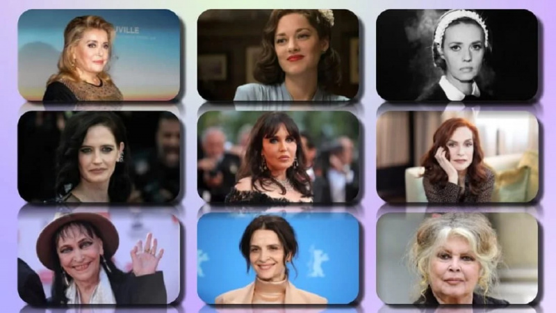   Las 50 actrices francesas más populares de todos los tiempos