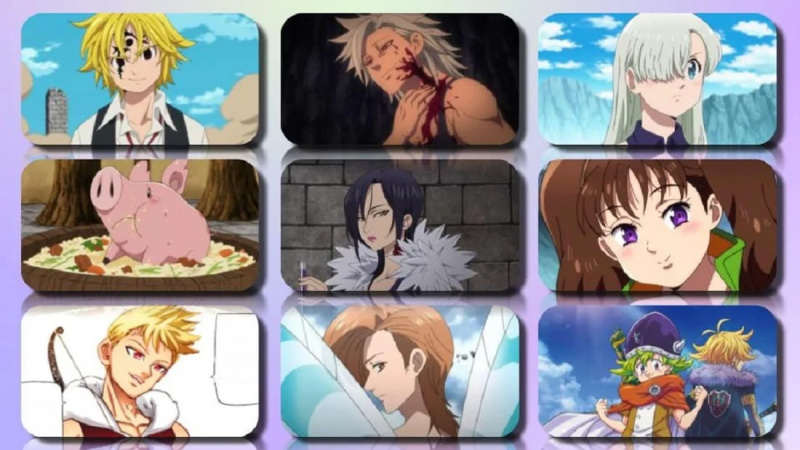   Los 50 mejores personajes de Seven Deadly Sins