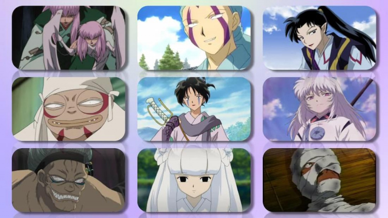   Topp 50 mest populära Inuyasha-karaktärer