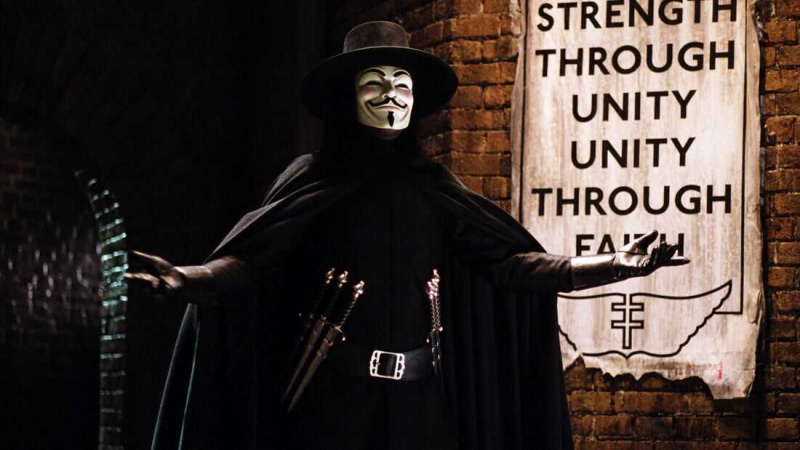   Wo kann man „V wie Vendetta“ in Großbritannien sehen?