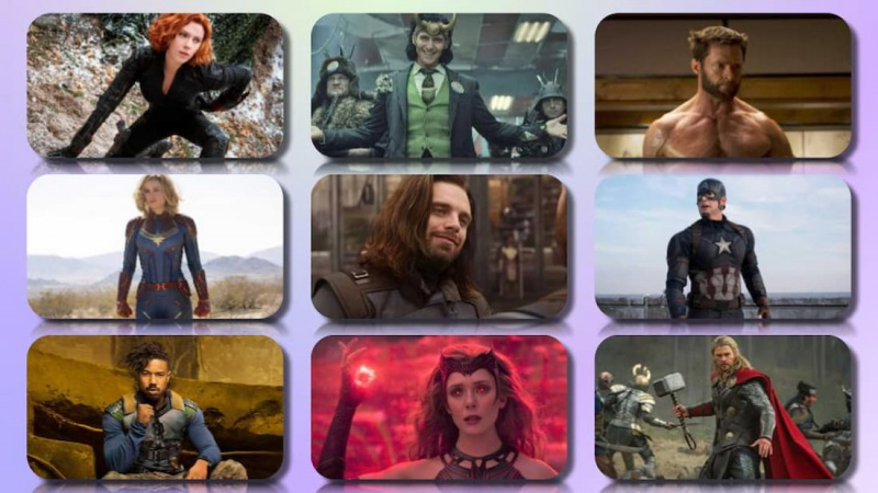   Os 50 personagens mais quentes da Marvel