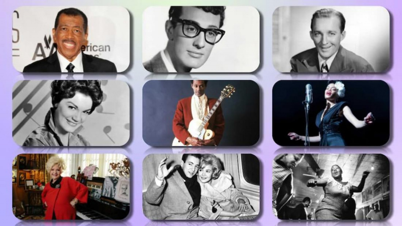   Los 50 cantantes más famosos de la década de 1950