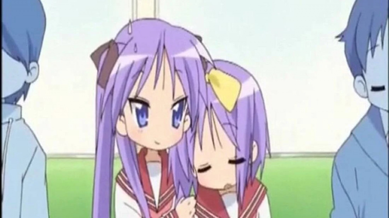   Tsukasa et Kagami Hiiragi (Lucky Star)
