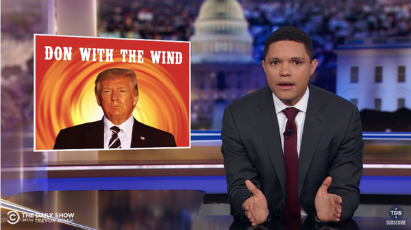 E eu sei que já estamos acostumados a isso agora, mas ainda me surpreende quantas vezes o governo tem que dizer para você não prestar atenção ao presidente, Trevor Noah brincou na terça-feira.