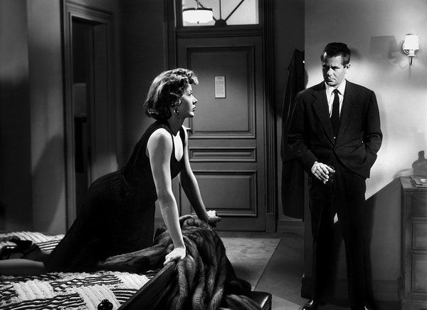 Gloria Grahame und Glenn Ford in The Big Heat.
