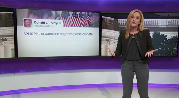 Samantha Bee dachte, wie viele Amerikaner vor ihr, über die Bedeutung des mysteriösesten Tweets des Präsidenten nach.