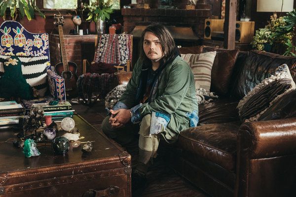 Gerard Way nella sua casa di Los Angeles. L
