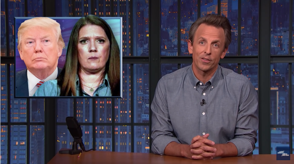 Donald Trumps søksmål mot Mary Trump, hans niese, har satt Seth Meyers i den ubehagelige posisjonen å måtte tenke på ham igjen.