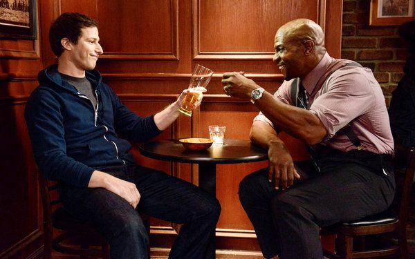 Terry Crews, po prawej, z Andym Sambergiem w