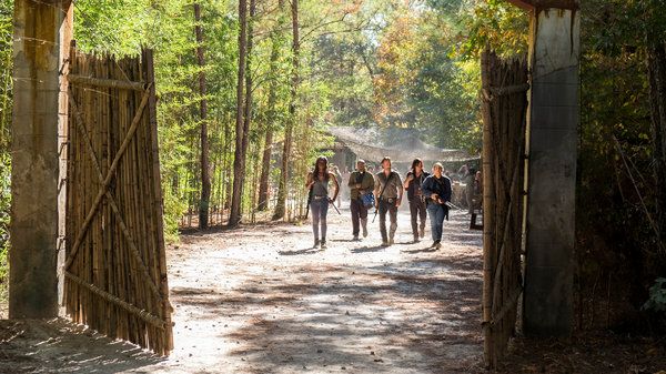 Eine Szene aus Staffel 7 von The Walking Dead.