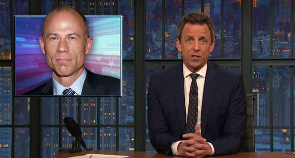 Seth Meyers คิดว่าทนายความ Michael Avenatti น่าจะเป็นคนใช้ที่มีสีสันน้อยกว่า เมื่อคุณฉ้อฉลผู้คน คุณต้องเล่นให้สนุกด้วยเงิน เขากล่าว