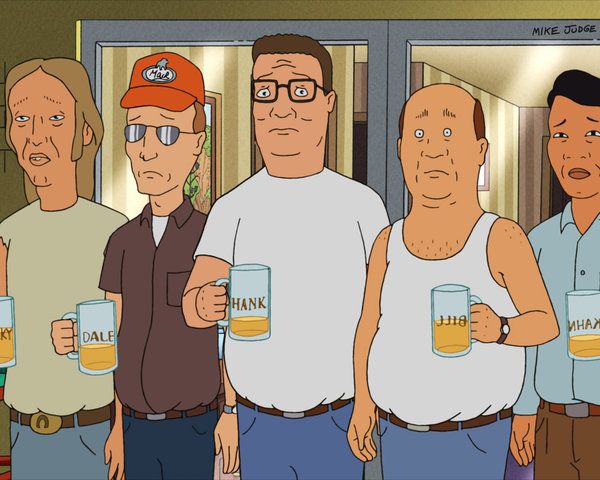 Prizor iz teksaškega King of the Hill.