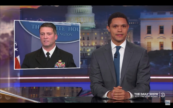 Nessun problema cardiaco, nessuna demenza, nessuna dentiera, ha detto Trevor Noah al Daily Show, riassumendo il rapporto sulla salute presidenziale. Ma hai fatto il test per il razzismo?