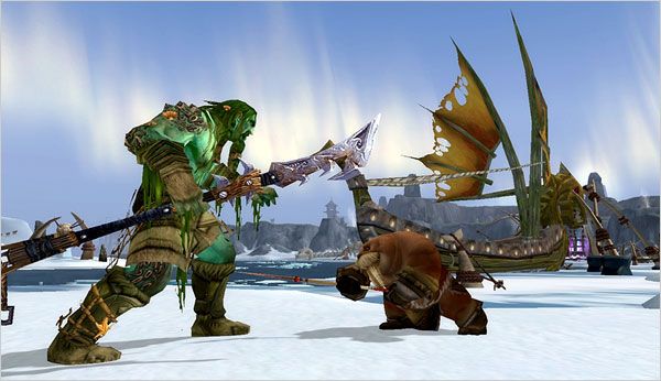 Tundra Boreană în noul Wrath of the Lich King.