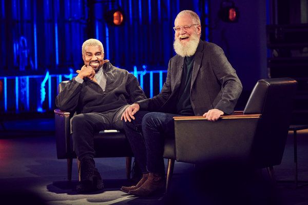 Kanye West z Lettermanem w swoim programie Netflix. Gospodarz unikał żartów z bardziej skandalicznych komentarzy swojego gościa.