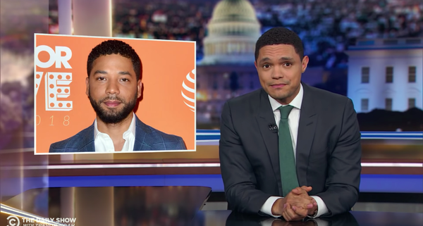 Trevor Noah har fulgt nøye med på saken om Jussie Smollett og anklagene hans om hatkriminalitet.
