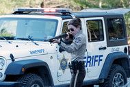 Джулиан Никълсън играе шериф от щата Ню Йорк в Eyewitness, 10-епизоден сериал на USA Network, който започва в неделя.