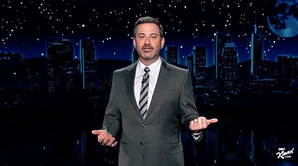 Tikiuosi, kad jis pasidalys dvibutyje Naujajame Džersyje su Rudy ir My Pillow vaikinu, trečiadienį prezidentą Trumpą juokavo Jimmy Kimmel.