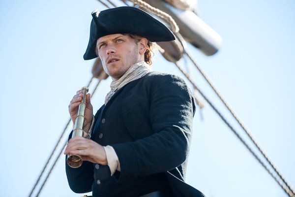 Sam Heughan i Outlander.