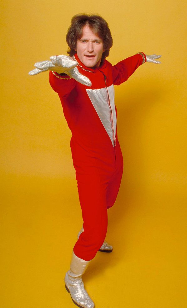 Robin Williams v roku 1978 ako Mork, jeho zlomová, stredne sa meniaca rola.