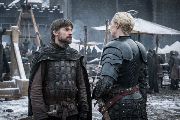 ニコライ・コスター＝ヴァルダウとグウェンドリン・クリスティーのゲーム・オブ・スローンズ。