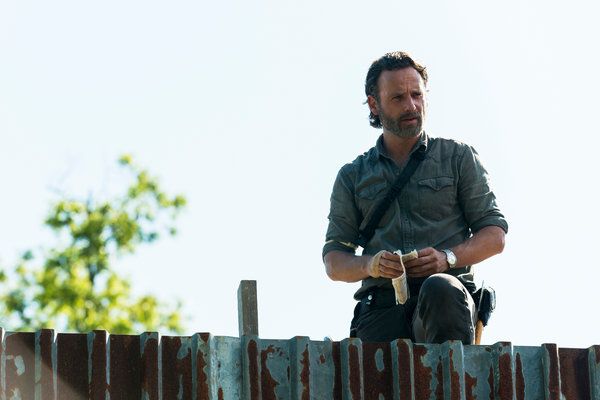 Andrew Lincoln in der Premiere der 8. Staffel von The Walking Dead, der 100. Folge der Serie.