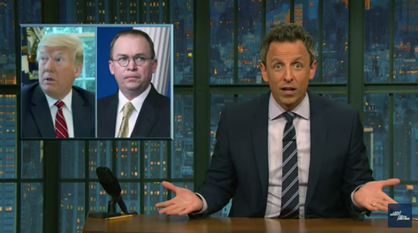 อย่างน้อยก็อธิบายได้ว่าทำไม Melania เริ่มสูบบุหรี่ Pall Malls ที่ไม่ผ่านการกรอง Seth Meyers พูดติดตลกในคืนวันจันทร์