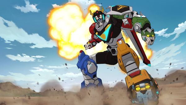 Una scena di Dreamworks Voltron Legendary Defender su Netflix.