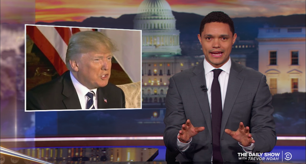 Trevor Noah niechętnie docenił prezydenta Trumpa za otwarcie linii komunikacji z przywódcą Korei Północnej.