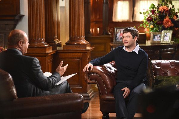 Burke Ramsey, de broer van JonBenet Ramsey, in de Dr. Phil-show.