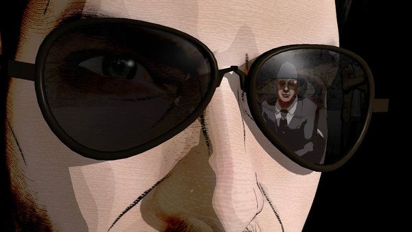Un riflesso di James Spader, come si vede nel finale di stagione di The Blacklist. Dopo che la pandemia ha interrotto la produzione, lo spettacolo ha utilizzato l