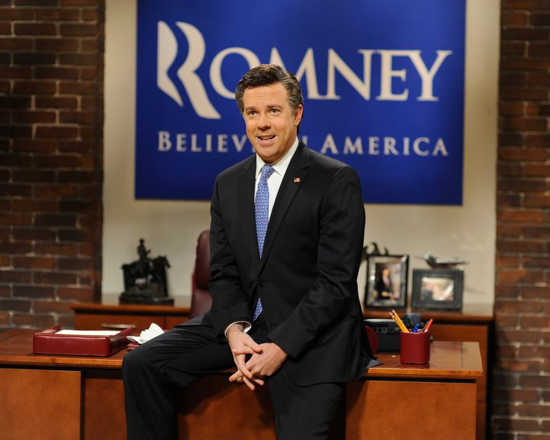 Jason Sudeikis toistaa roolinsa Mitt Romneyna Saturday Night Livessä, kun ohjelma palaa tänä viikonloppuna.