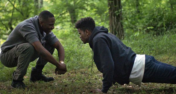 Mitchell Edwards, vänster, och Trevor Jackson i Gerard McMurrays Burning Sands.