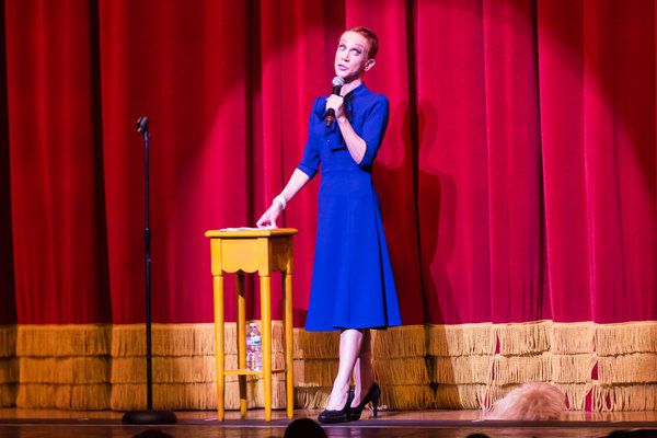 Kathy Griffin no mês passado em Los Angeles. Não vou parar de falar até ser presa, disse ela ao público em Dublin na quarta-feira.