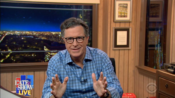 Contando las primarias republicanas de 2016, lo hemos visto hacer eso 16 veces, dijo Colbert. Es insoportable. Es como una cirugía dental y esta noche fue como sacar nuestra última muela del juicio.