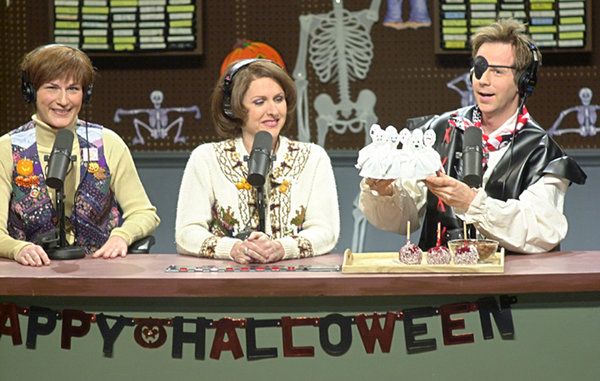 Molly Shannon, w środku, z Aną Gasteyer i Daną Carvey w Saturday Night Live.