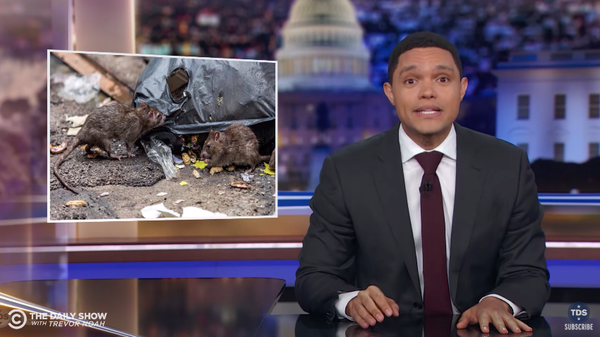 Trevor Noah puolusti Baltimorea sanoen, että maailman parhaissa kaupungeissa, kuten Pariisissa, Lontoossa ja New Yorkissa, oli rottia, koska myös rotat haluavat pitää hauskaa.