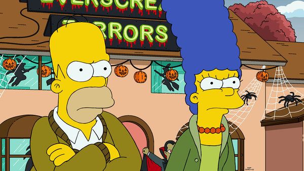 Homer i Marge se ne zabavljaju u najnovijoj Kući strave na drvetu, u nedjelju navečer.