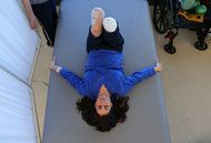 Celeste Corcoran menetti jalkansa Bostonin maratonin pommi-iskussa vuonna 2013.