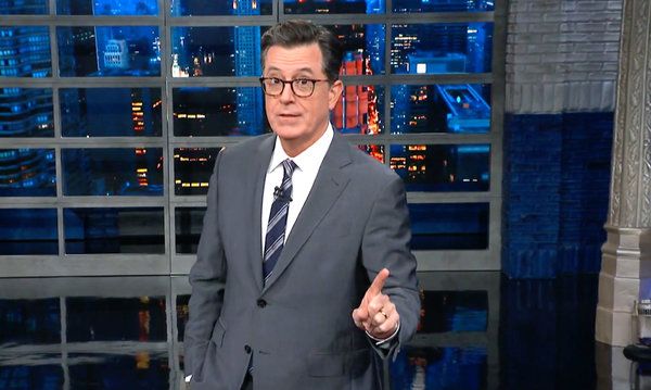 Det här var inte ett särskilt bra tal, men vad det saknade i kvalitet kompenserade det för i längd, sa Stephen Colbert. Det här talet var som att se paint ligga.