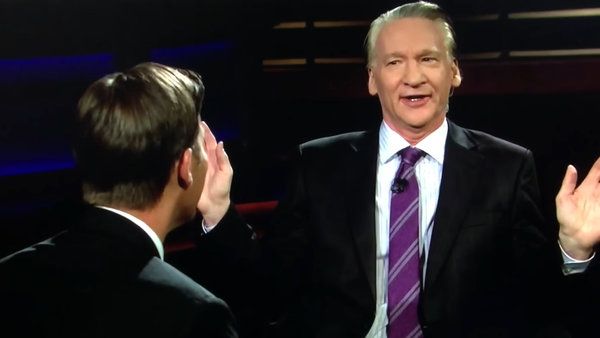 Bill Maher, som dukket opp på sitt HBO-show fredag ​​kveld med senator Ben Sasse fra Nebraska, brukte et rasenavn for å beskrive seg selv etter at Mr. Sasse foreslo at Mr. Maher skulle jobbe i felten med oss.