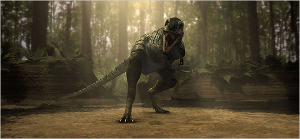 A Nanotyrannus в тежък момент в новата серия на History ??Jurasic Fight Club.??