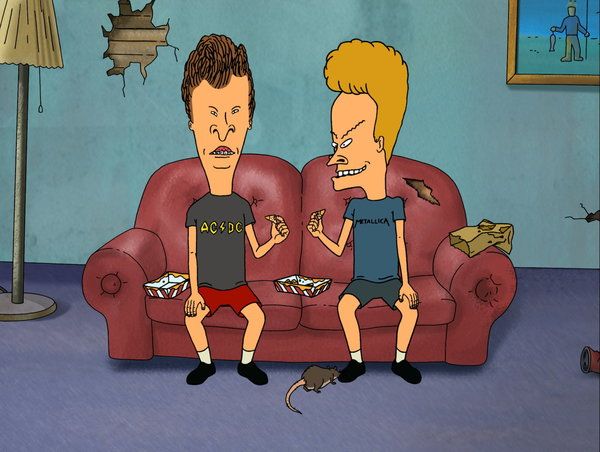 Beavis & Butt-head, mit zwei langweiligen Teenagern, die sich Musikvideos ansehen, werden zu den MTV Classic-Angeboten gehören.