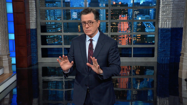 Gospodarz Late Show żartował, że historia ambasadora UE zmieniła się po tym, jak przypomniał sobie jeden ważny szczegół: nie chcę iść do więzienia.