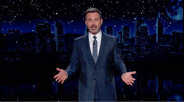 Il modo migliore per descrivere come mi sento in questo momento è da qualche parte tra la vigilia di Natale e la notte prima di un trapianto di fegato, ha detto Jimmy Kimmel.
