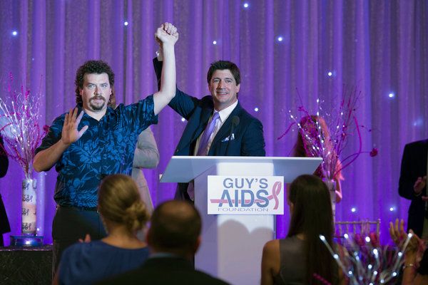 Danny McBride, links, met Ken Marino in Eastbound & Down.
