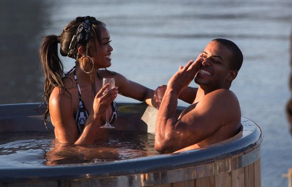 Rachel Lindsay et Eric sur ABC The Bachelorette.
