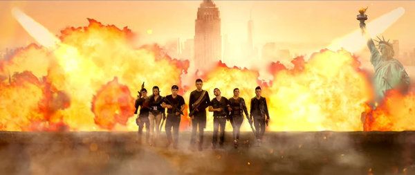Una schermata della parodia del video Bad Blood di Taylor Swift che prende di mira Donald J. Trump.