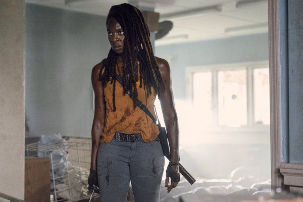 Danai Gurira ca Michonne în The Walking Dead.