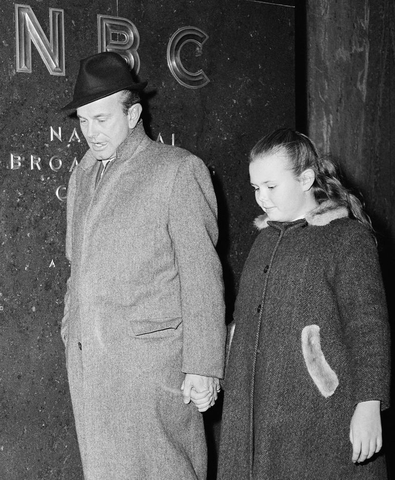 Randy Paar med sin far, Jack Paar, 1960.